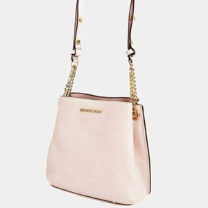 Michael Kors Teagan pale pink handbag